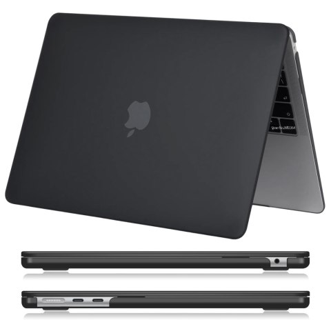 Etui do Macbook Air 15 M2 2023 / M3 2024 (A2941,A3114) Case obudowa pokrowiec matowe Alogy Hard Cover Czarne