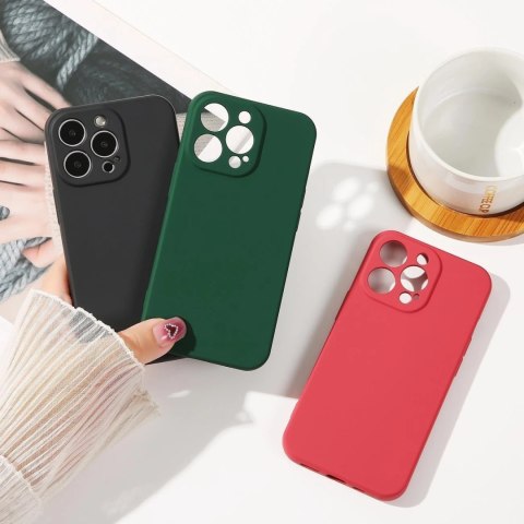 Etui na telefon Silicone Case do Samsung Galaxy A34 5G silikonowy pokrowiec zielone