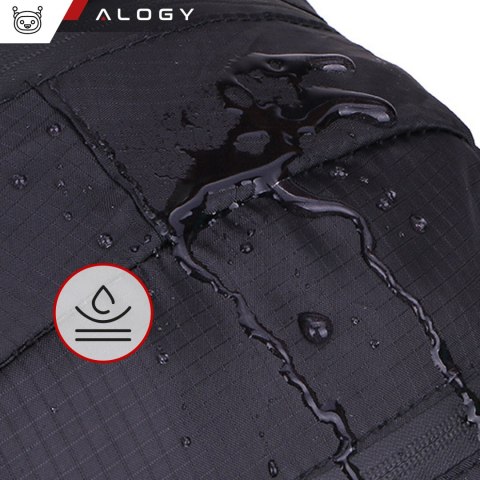Plecak worek męski damski turystyczny wspinaczkowy mały 20l składany lekki szkolny młodzieżowy miejski wodoodporny Alogy Czarny