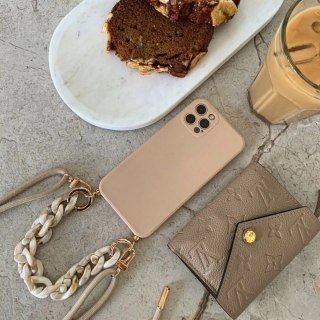 Etui obudowa Icon Chain do Samsung Galaxy A34 5G Beige