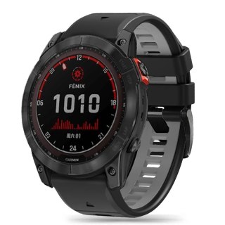 Pasek Iconband Pro do Garmin Fenix 5 / 6 / 6 Pro / 7 Black/grey