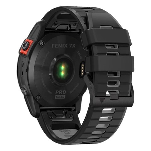 Pasek Iconband Pro do Garmin Fenix 5 / 6 / 6 Pro / 7 Black/grey