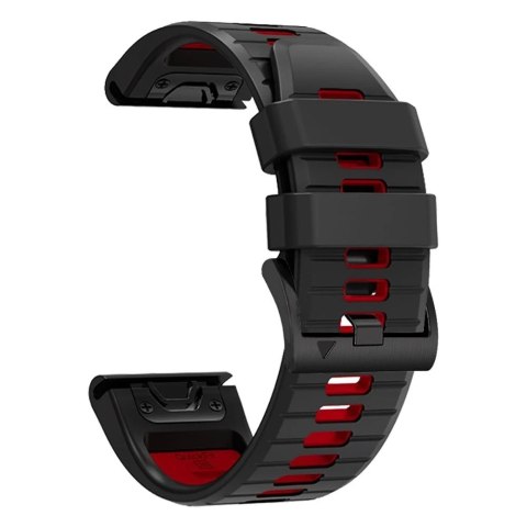 Pasek Iconband Pro do Garmin Fenix 5 / 6 / 6 Pro / 7 Black/red