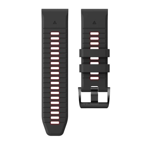Pasek Iconband Pro do Garmin Fenix 5 / 6 / 6 Pro / 7 Black/red