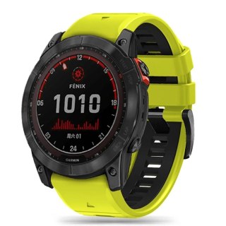 Pasek Iconband Pro do Garmin Fenix 5 / 6 / 6 Pro / 7 Lime/black