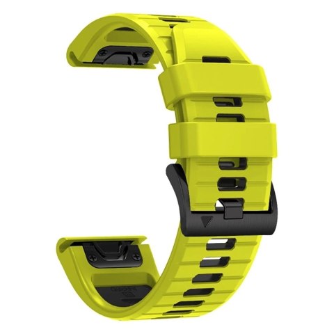 Pasek Iconband Pro do Garmin Fenix 5 / 6 / 6 Pro / 7 Lime/black