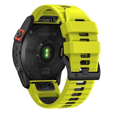 Pasek Iconband Pro do Garmin Fenix 5 / 6 / 6 Pro / 7 Lime/black