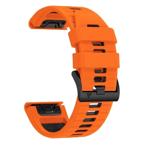 Pasek Iconband Pro do Garmin Fenix 5 / 6 / 6 Pro / 7 Orange/Black