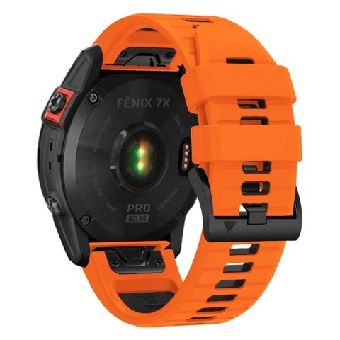 Pasek Iconband Pro do Garmin Fenix 5 / 6 / 6 Pro / 7 Orange/Black