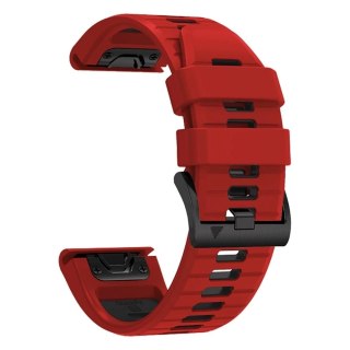 Pasek Iconband Pro do Garmin Fenix 5 / 6 / 6 Pro / 7 Red/black