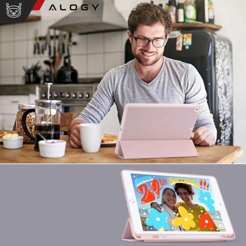 Etui do Apple iPad 10.2" 9/8/7 Gen (2021/2020/2019), Ochronne Smart Case z Klapką i Podstawką, Odporne TPU, Wzmocnione Narożniki