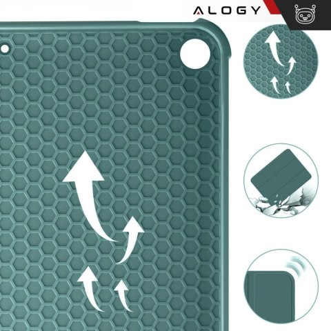 Etui do Apple iPad 10.2" 9/8/7 Gen (2021/2020/2019), Ochronne Smart Case z Klapką i Podstawką, Odporne TPU, Wzmocnione Narożniki