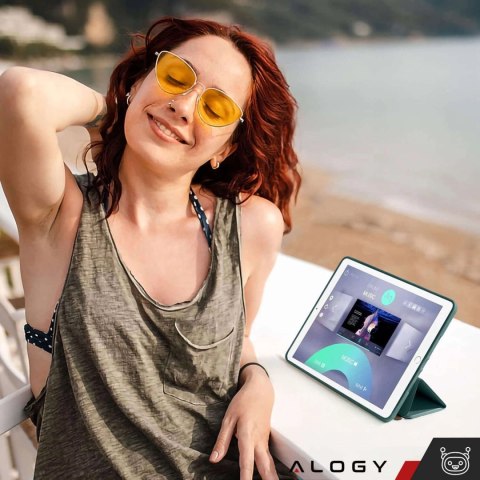 Etui do Apple iPad 10.2" 9/8/7 Gen (2021/2020/2019), Ochronne Smart Case z Klapką i Podstawką, Odporne TPU, Wzmocnione Narożniki