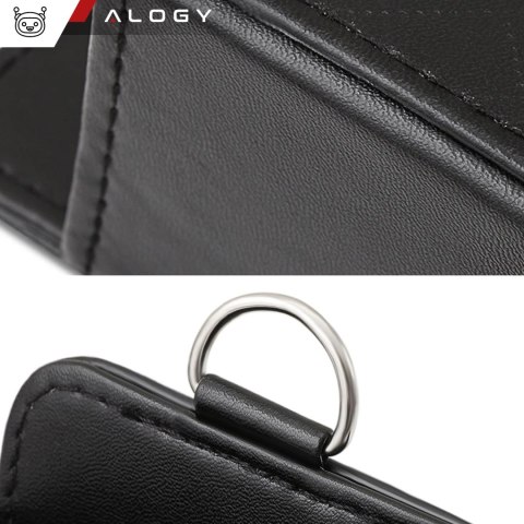 Organizer samochodowy na kratkę uchwyt zaczep do kratki auta samochodu box Alogy Car Air Vent Czarny