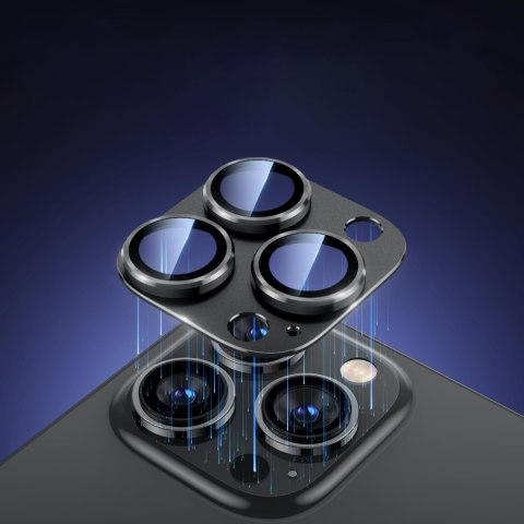 Osłona aparatu Szkło hartowane Hofi Fullcam Pro+ do Apple iPhone 15 Pro / 15 Pro Max Czarny