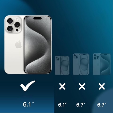 Szkło Hartowane do Apple iPhone 15 Pro Hofi Glass PRO+ Black