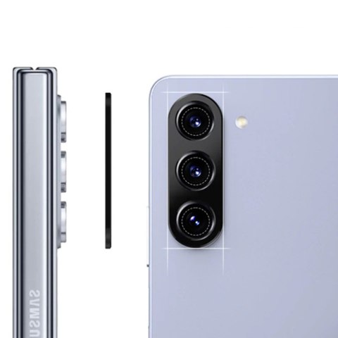 Szkło ochronne na aparat obiektyw do Samsung Galaxy Z Fold 5 nakładka Lens Full Camera Glass czarny