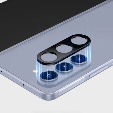 Szkło ochronne na aparat obiektyw do Samsung Galaxy Z Fold 5 nakładka Lens Full Camera Glass czarny