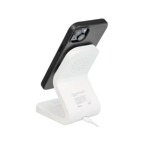 Etui Leather Mag Cover kompatybilne z MagSafe do Apple iPhone 15 Pro czarny