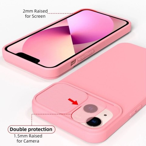 Etui futerał SLIDE do Apple iPhone 15 Pro Max jasnoróżowy