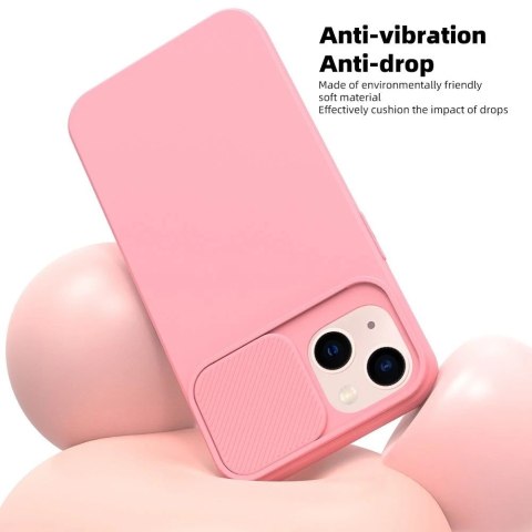 Etui futerał SLIDE do Apple iPhone 15 Pro Max jasnoróżowy