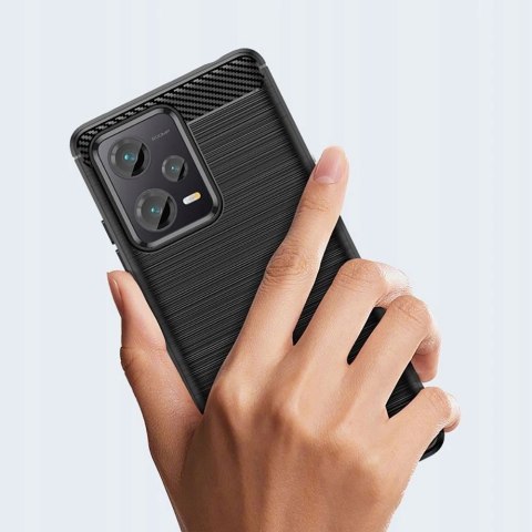 Etui ochronne TPU Carbon do Xiaomi Redmi Note 12 5G / Poco X5 5G Black