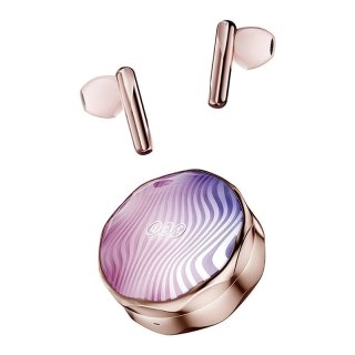 Słuchawki TWS QCY T21 (różowe)