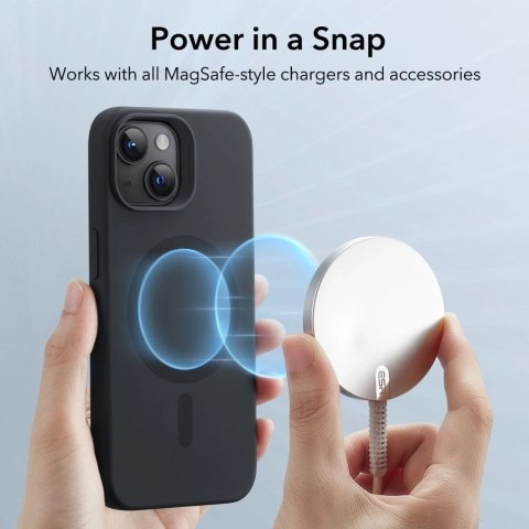 Etui ESR Cloud Halolock Magsafe do Apple iPhone 15 Black