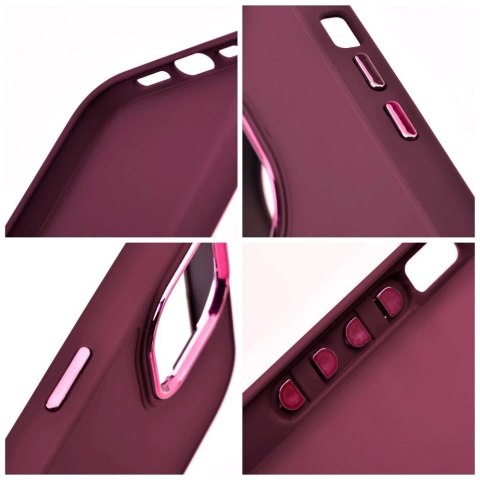 Etui obudowa ochronna Futerał FRAME do iPhone 15 Plus fioletowy
