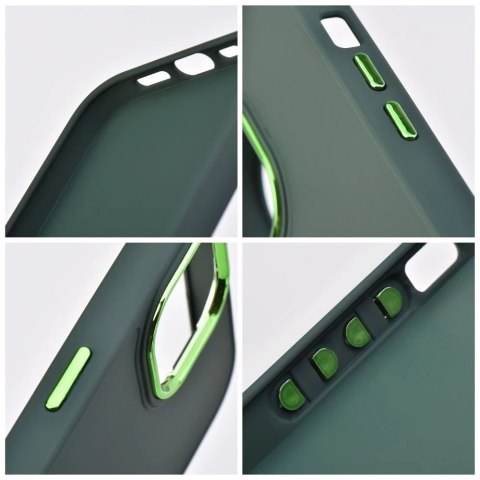 Etui obudowa ochronna Futerał FRAME do iPhone 15 Plus zielony