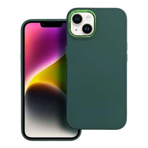 Etui obudowa ochronna Futerał FRAME do iPhone 15 Plus zielony