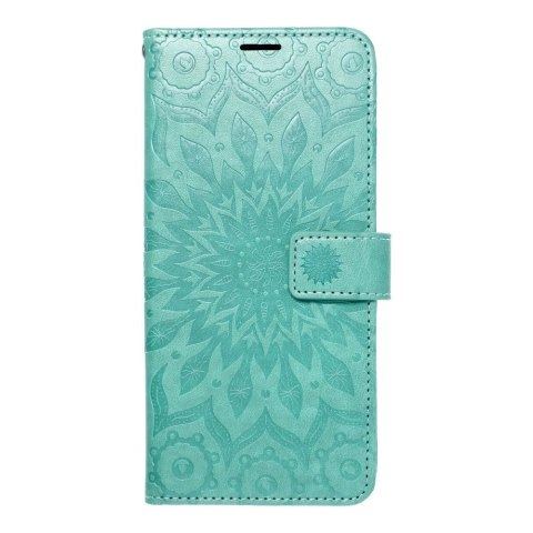 Etui z klapką zamykane Kabura MEZZO Book do iPhone 15 Pro Max mandala zielony