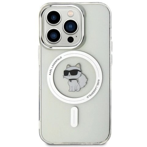 Etui Karl Lagerfeld KLHMP15LHFCCNOT do iPhone 15 Pro 6.1" transparent hardcase IML Choupette MagSafe