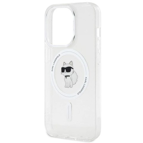 Etui Karl Lagerfeld KLHMP15LHFCCNOT do iPhone 15 Pro 6.1" transparent hardcase IML Choupette MagSafe