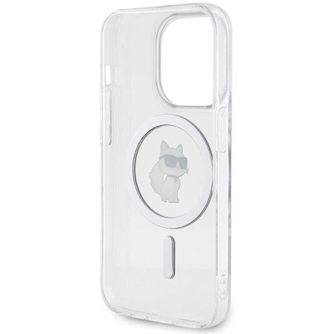 Etui Karl Lagerfeld KLHMP15LHFCCNOT do iPhone 15 Pro 6.1" transparent hardcase IML Choupette MagSafe