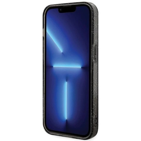 Etui Karl Lagerfeld KLHMP15LHGKCNOK do iPhone 15 Pro 6.1" czarny/black hardcase Karl&Choupette Glitter MagSafe