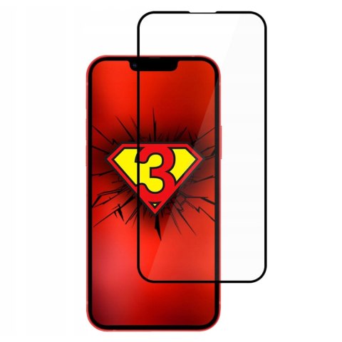 Szkło niepękające 3mk NeoGlass 8H do Apple iPhone 14 Pro Najtrwalsze kompozytowe Black
