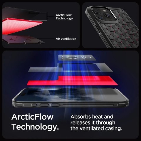 Etui Spigen Cryo Armor do iPhone 15 Pro Max cryo red