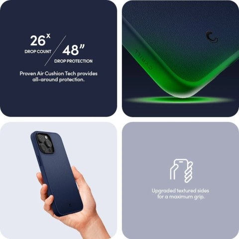 Etui Spigen Cyrill Kajuk Mag do MagSafe do iPhone 15 Pro navy