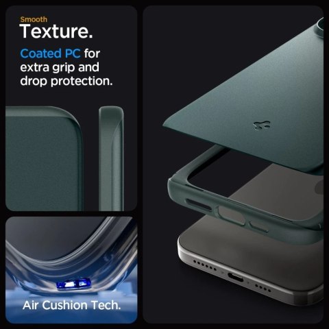 Etui Spigen Thin Fit do iPhone 15 Pro Max abyss green