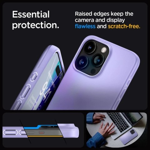 Etui Spigen Thin Fit do iPhone 15 Pro Max iris purple