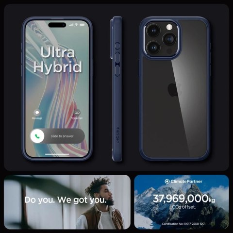 Etui Spigen Ultra Hybrid do iPhone 15 Pro Max navy blue