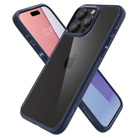 Etui Spigen Ultra Hybrid do iPhone 15 Pro navy blue