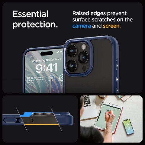 Etui Spigen Ultra Hybrid do iPhone 15 Pro navy blue
