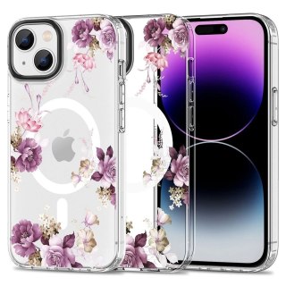 Etui ochronne MagMood do MagSafe do iPhone 15 Plus spring floral