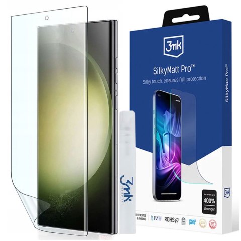 Folia matowa na ekran Samsung Galaxy S23 Ultra 3mk SilkyMatt Pro ochronna
