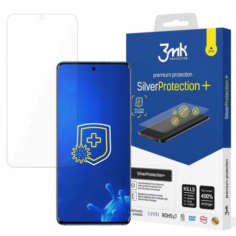 Folia ochronna do Motorola Edge 40 3mk Silver+ 7H na cały ekran antywirusowa Protection+