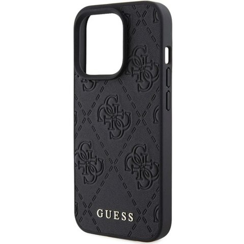 Oryginalne Etui GUESS Hardcase GUHCP15XP4EPMK do iPhone 15 PRO MAX (Quilted 4G Classic / czarny)