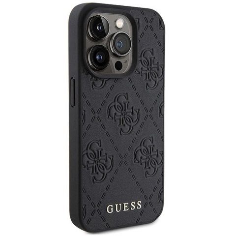 Oryginalne Etui GUESS Hardcase GUHCP15XP4EPMK do iPhone 15 PRO MAX (Quilted 4G Classic / czarny)