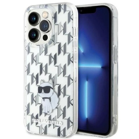 Oryginalne Etui KARL LAGERFELD Hardcase KLHCP15XHNCMKLT do iPhone 15 PRO MAX (Monogram / transparentny)
